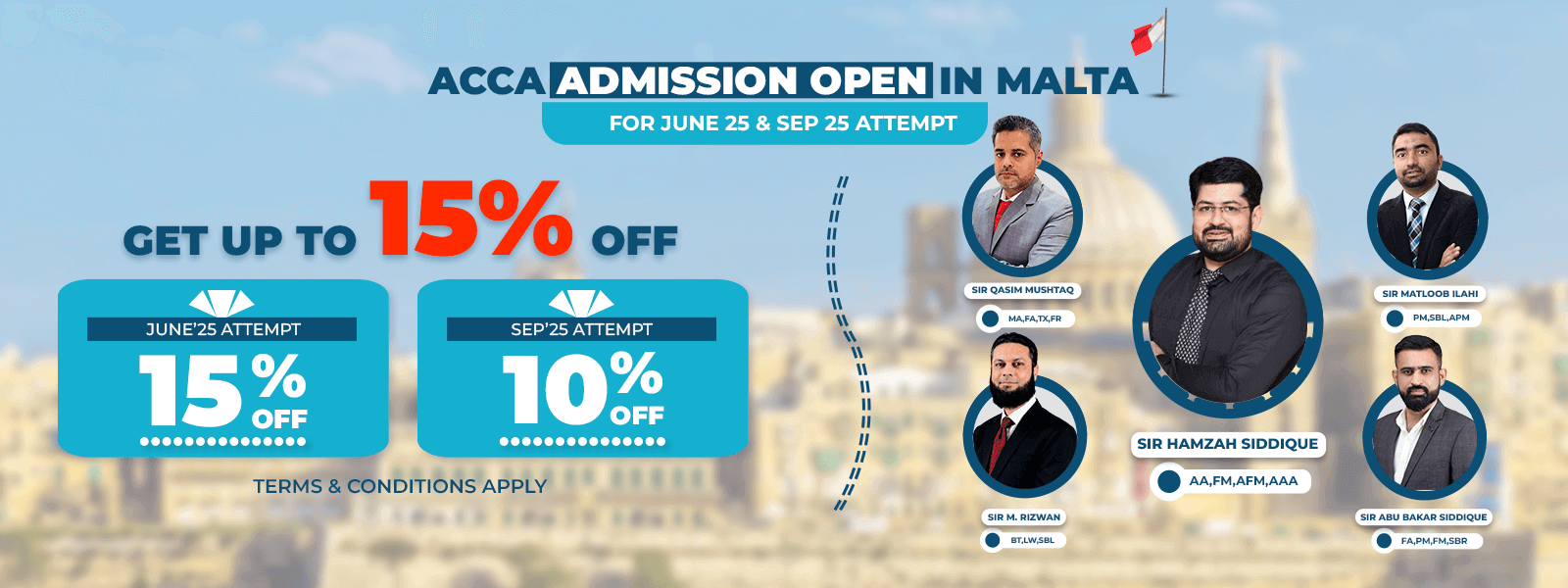 huge discount on acca courses in malta - Hamzah Academy
