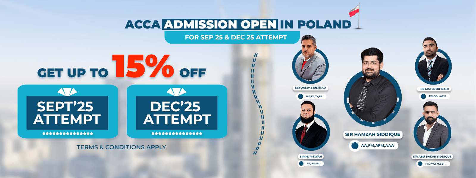 admission open for acca courses at hamzah academy