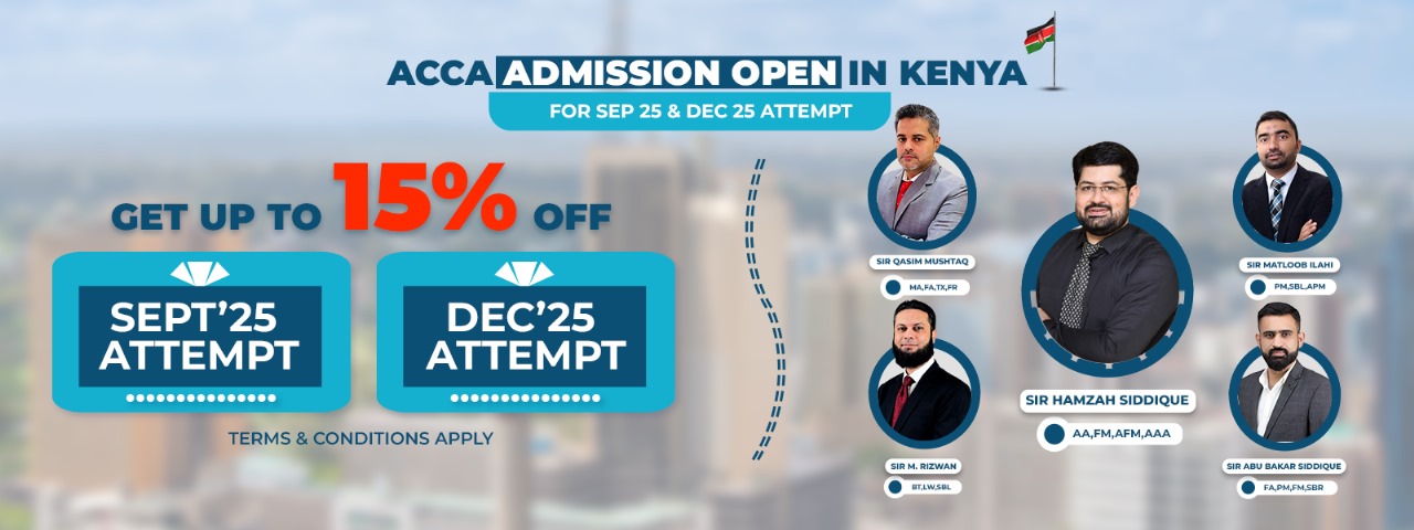admission open for acca courses in kenya