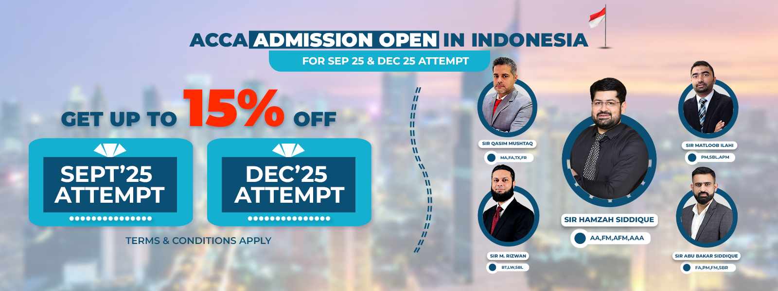 ACCA-in-Indonesia -Admission open for acca - Hamzah-Academy